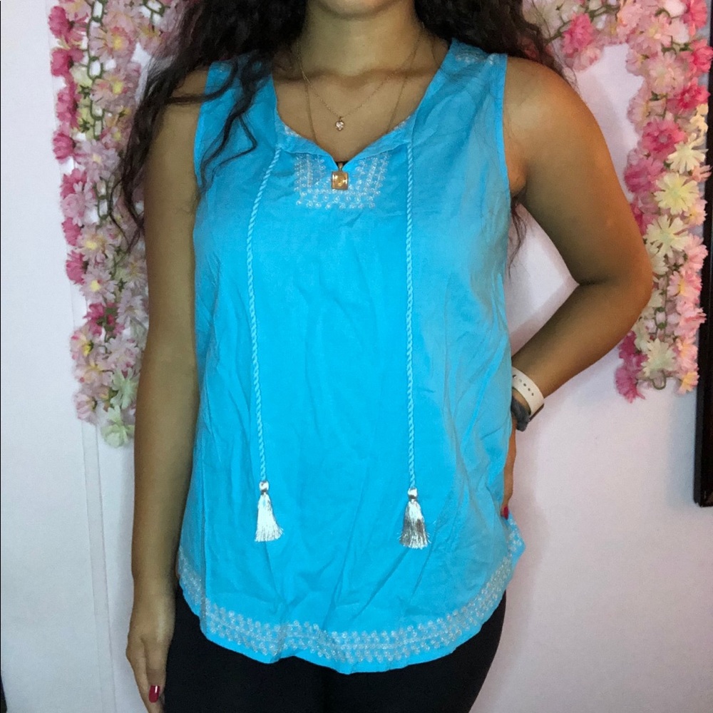 St John’s Bay Light Blue Blouse